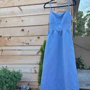 Amsale Blue Maxi Dress